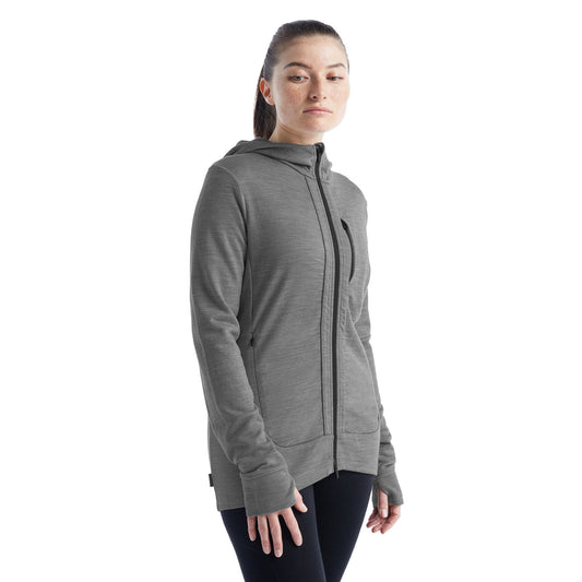 Wmns Merino Quantum III LS Zip Hood