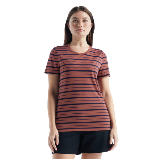 Wmns Merino Wave SS Tee Stripe