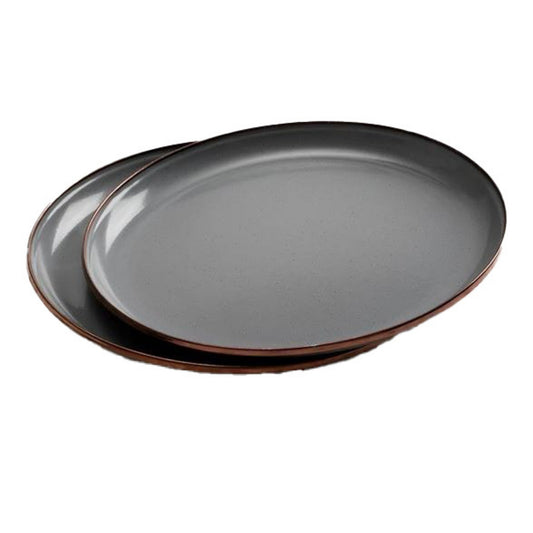 Teller klein Emaille 2er Set