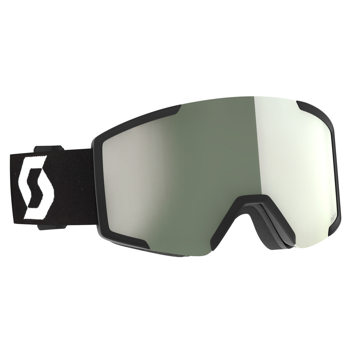 Shield AMP Pro Goggle, white chrome