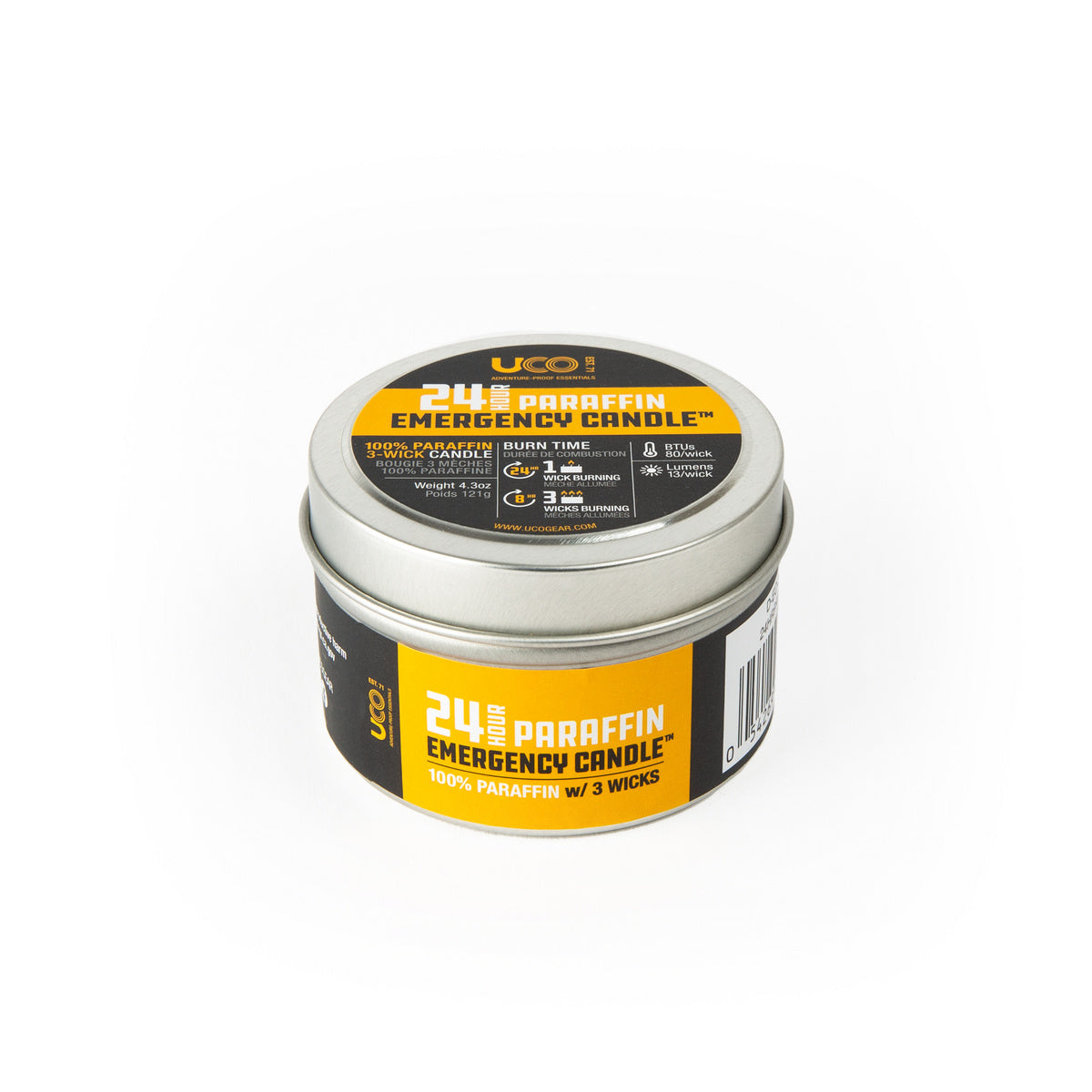 24-Hour Emergency Candle Paraffin