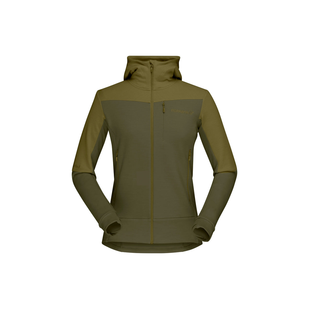 Falketind Warmwool2 Stretch Zip Hood W's