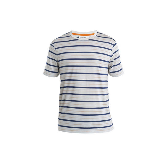 Men Merino Wave SS Tee Stripe
