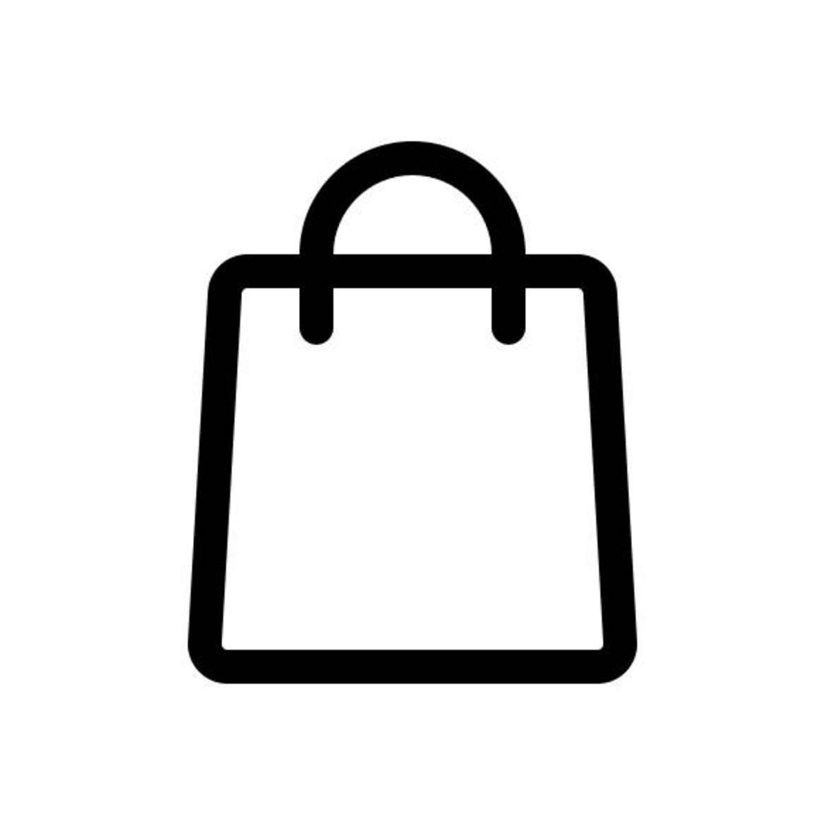 Plastik Tragtasche klein